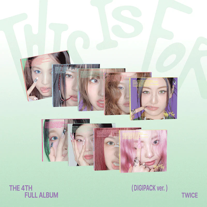 TWICE | 4th Full Album: THIS IS FOR | DIGIPACK VER.