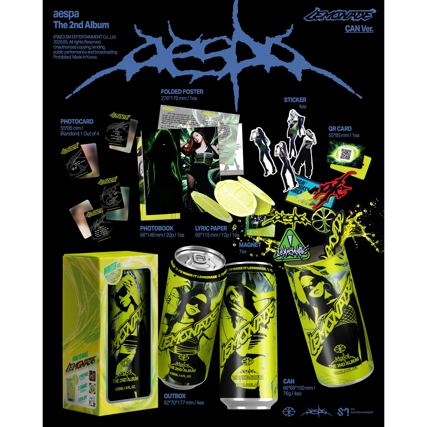 AESPA | LEMONADE (2nd Album) | Can Version
