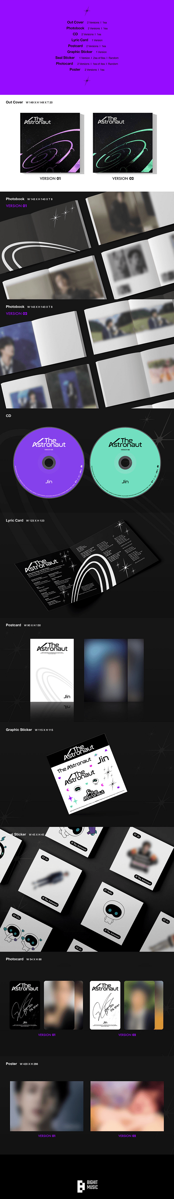 JIN (BTS) - THE ASTRONAUT