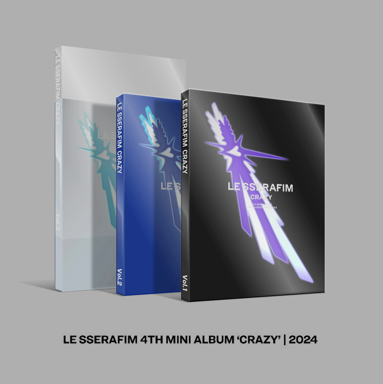 LE SSERAFIM | 4th Mini Album: CRAZY – Pink Box