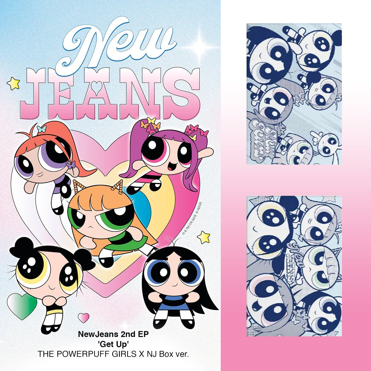 NEWJEANS | Get Up | Box Ver. (NJ x Powerpuff Girls) – Pink Box