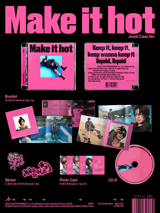 MINHO - 2nd Mini Album [MAKE IT HOT] Jewel Version