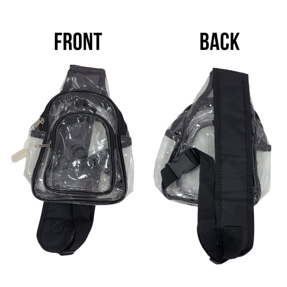 Clear Crossbody Bag with Adjustable Strap