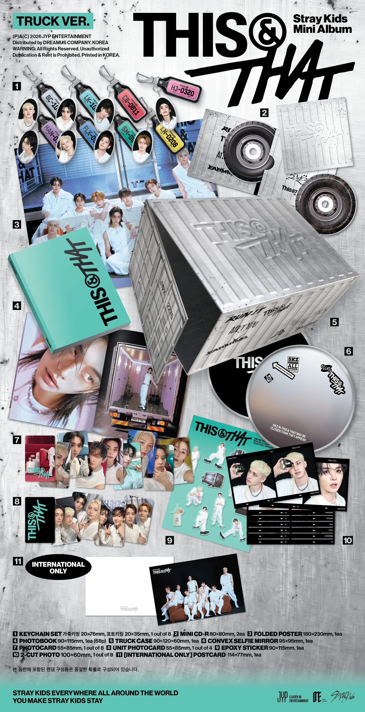 Stray Kids | 10th Mini Album [This & That] Truck Version – Pink Box