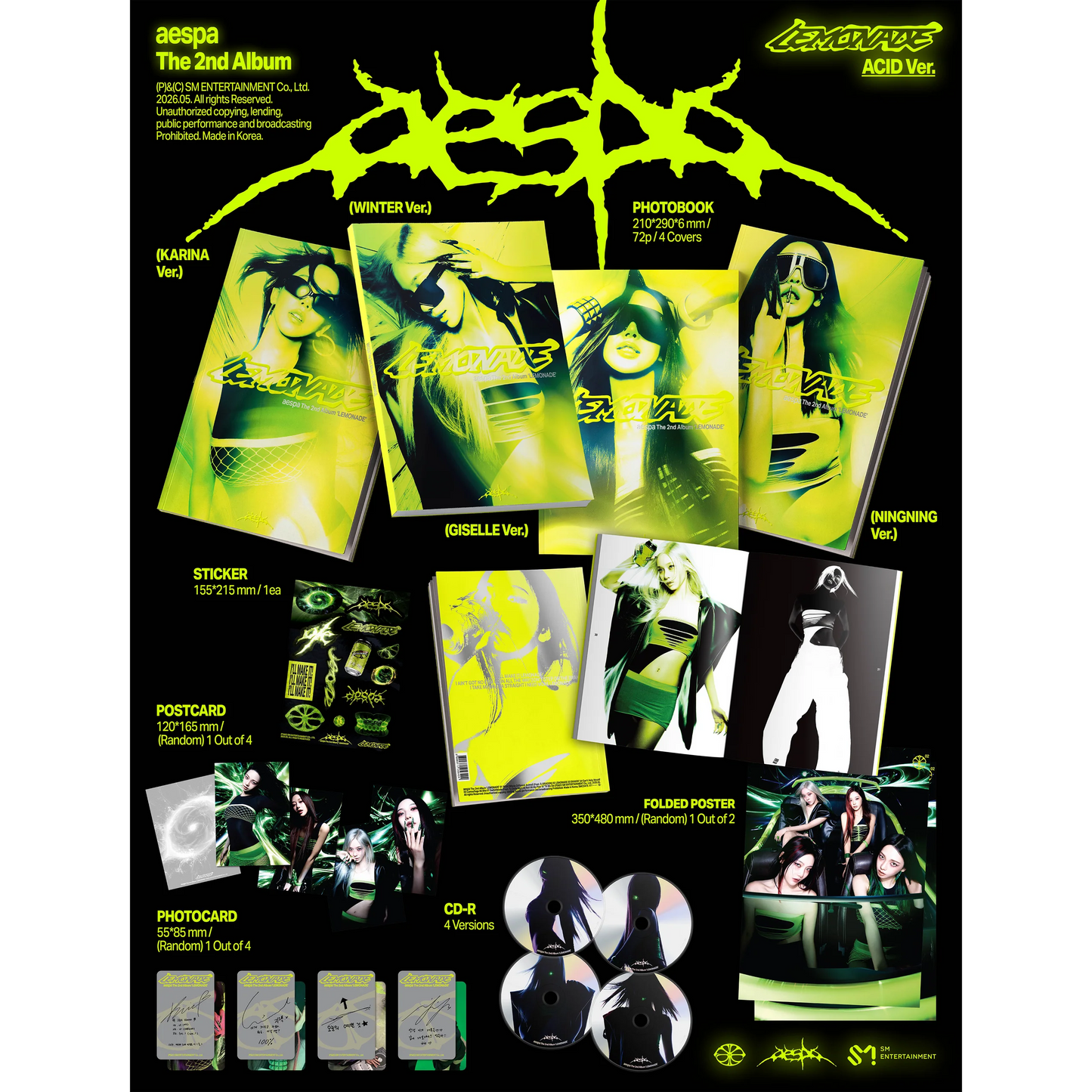 AESPA | LEMONADE (2nd Album) | Acid Version