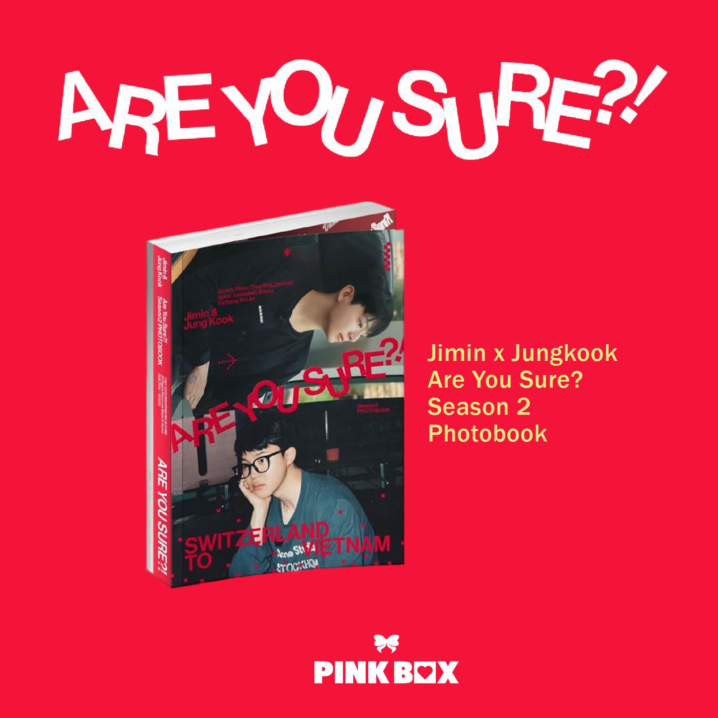 Jimin x Jungkook | ARE YOU SURE?! - Season 2 | Photobook Version
