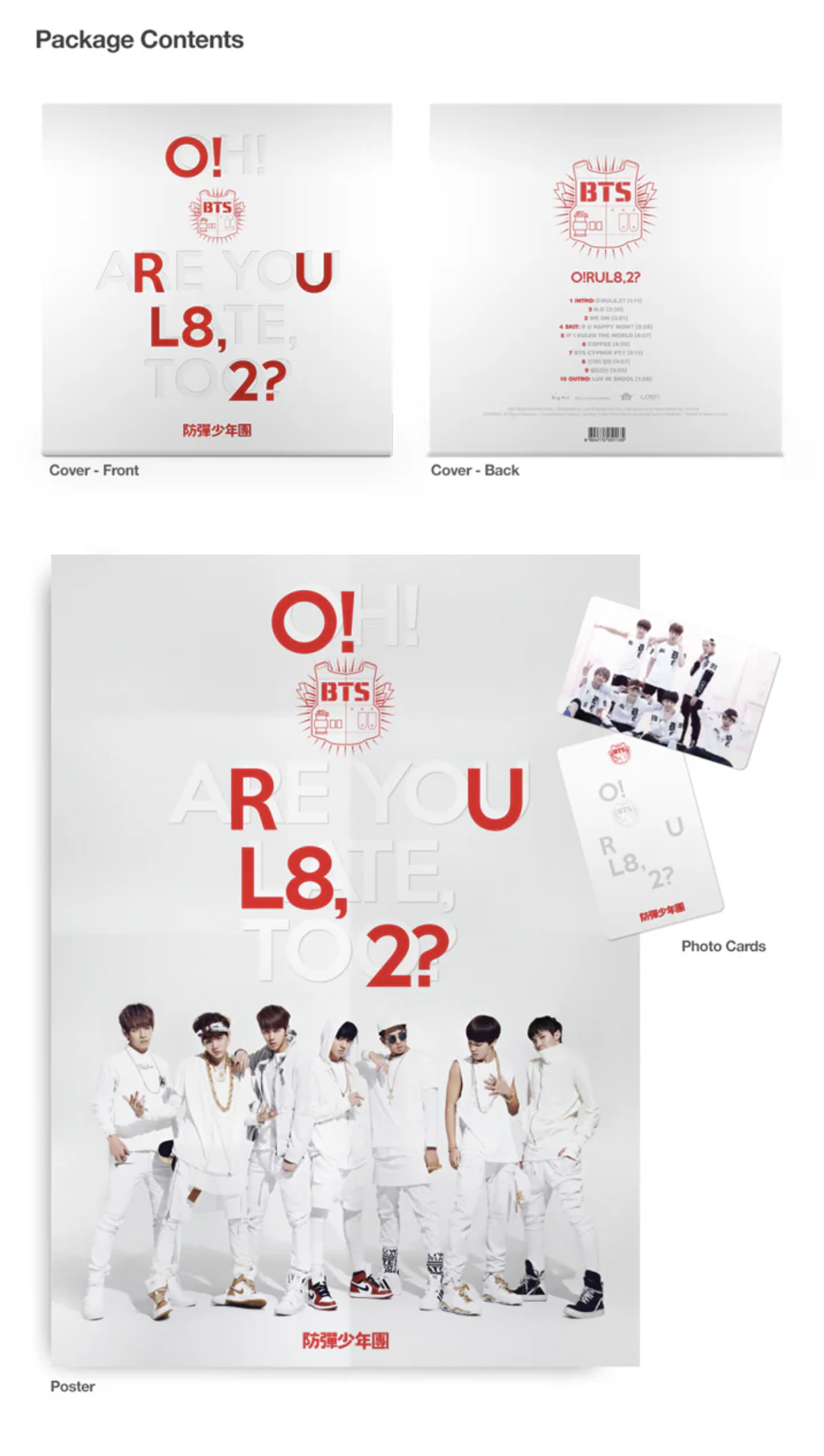 BTS - O!RUL8, 2? (1st MINI ALBUM)
