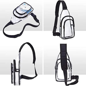 Clear Crossbody Bag with Adjustable Strap