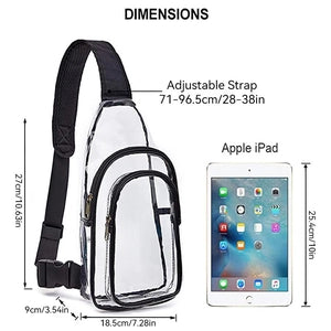 Clear Crossbody Bag with Adjustable Strap