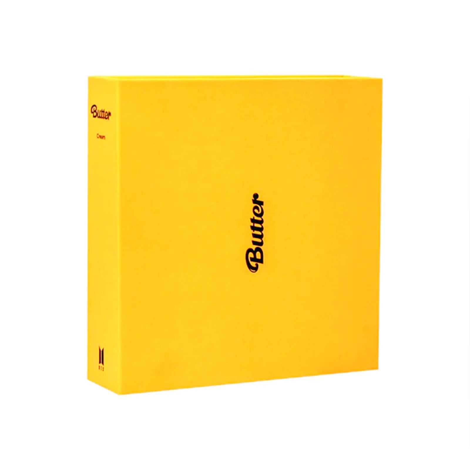 Yellow box with 'Butter' branding on a white background