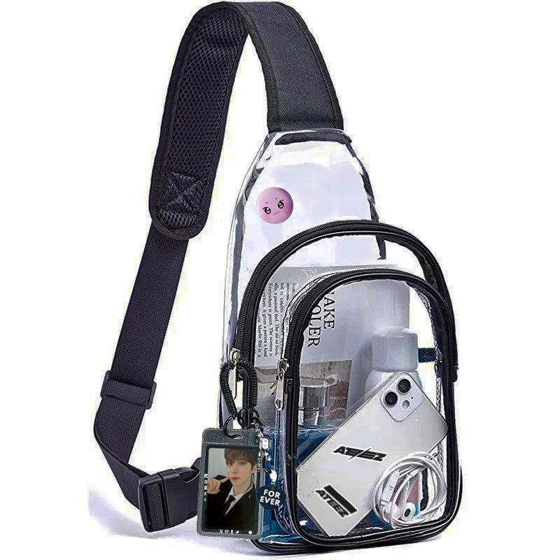 Clear Crossbody Bag with Adjustable Strap