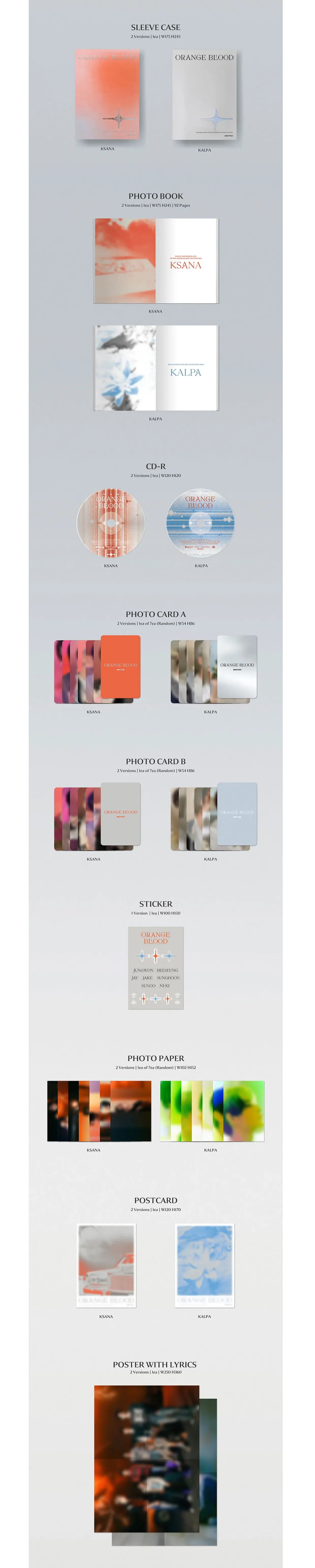 ENHYPEN - ORANGE BLOOD