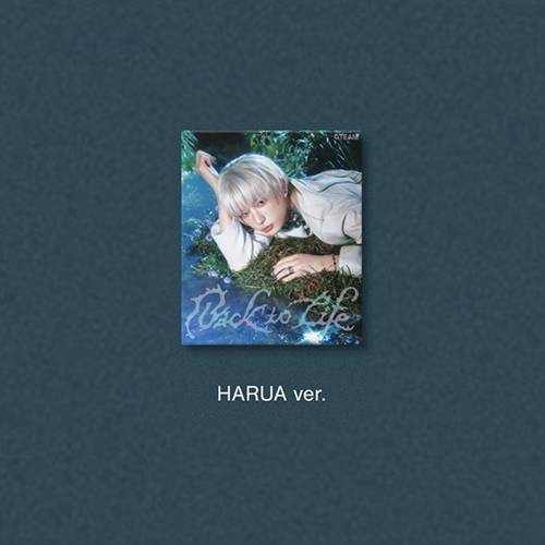 &Team Back to Life album cover with member Harua on a blue textured background, labeled 'HARUA ver.'