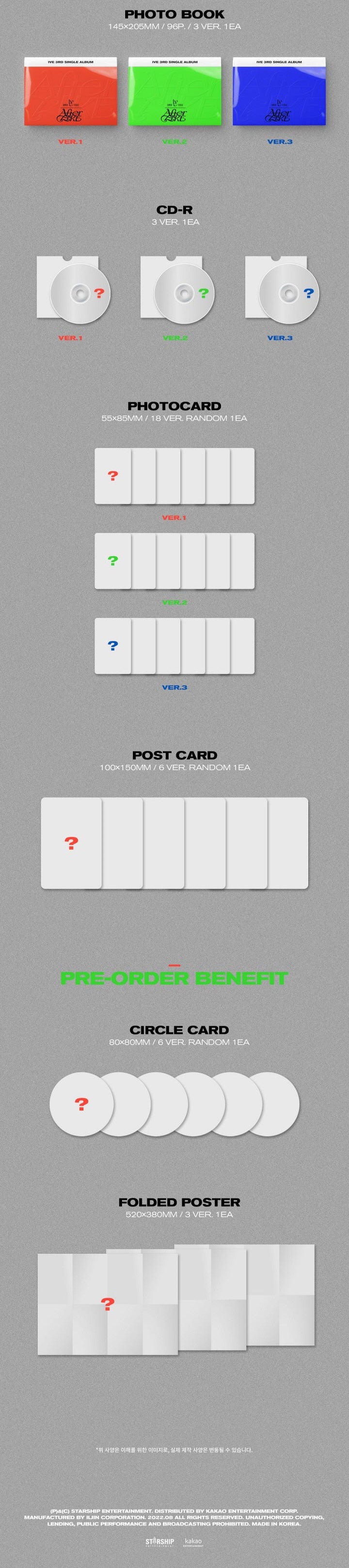 IVE | 3rd Single Album: After Like | Photobook Ver.