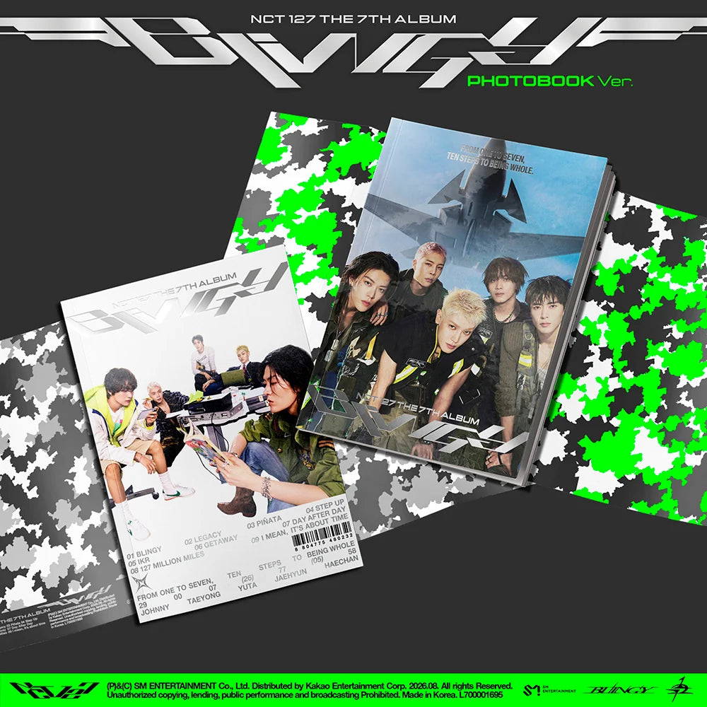 NCT 127 - The 7th Album [BLINGY] Photobook Version