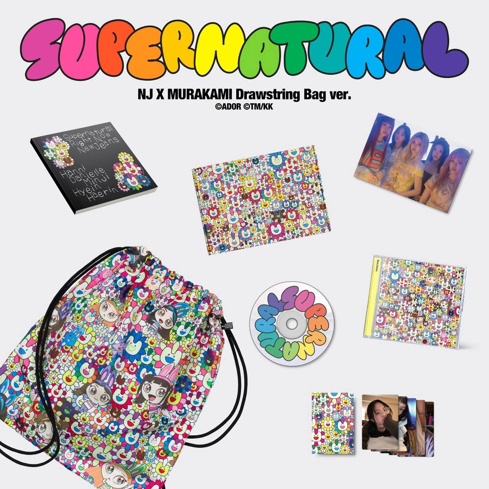 NEWJEANS | Supernatural | Drawstring Bag (NJ X Murakami)