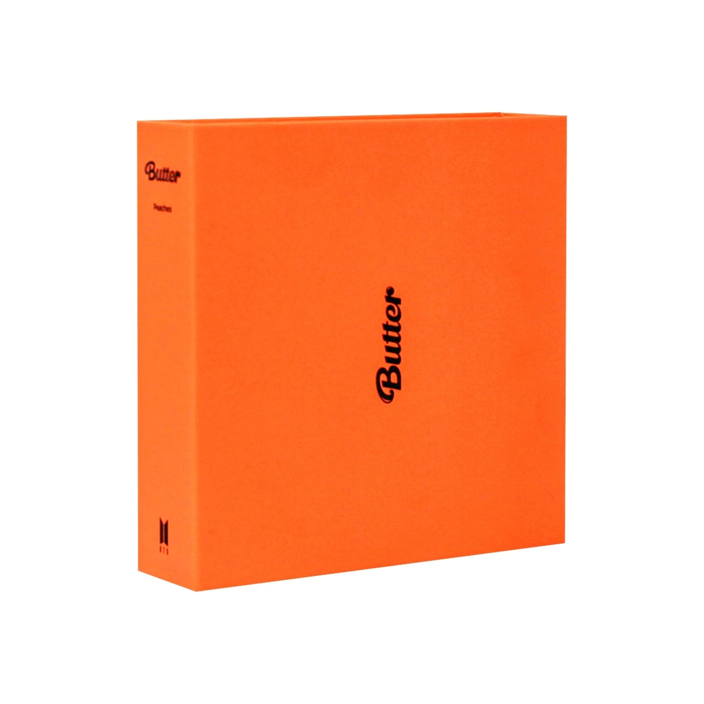 Orange album cover with 'Butter' branding on a white background