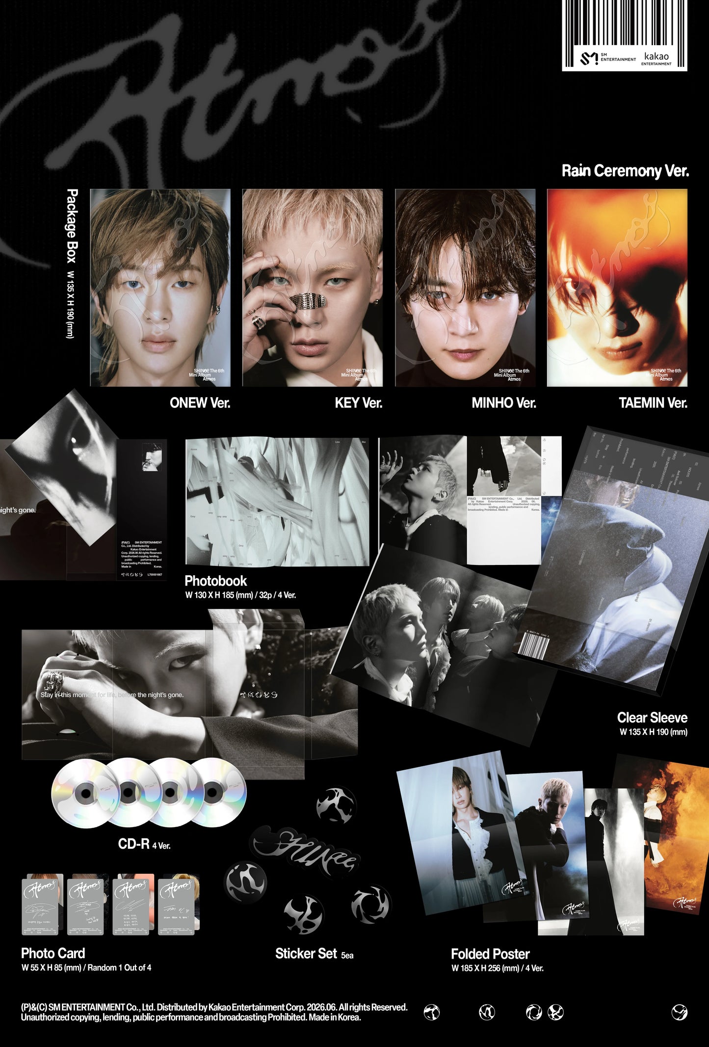 SHINEE | ATMOS (6th Mini Album) | Rain Ceremony Version
