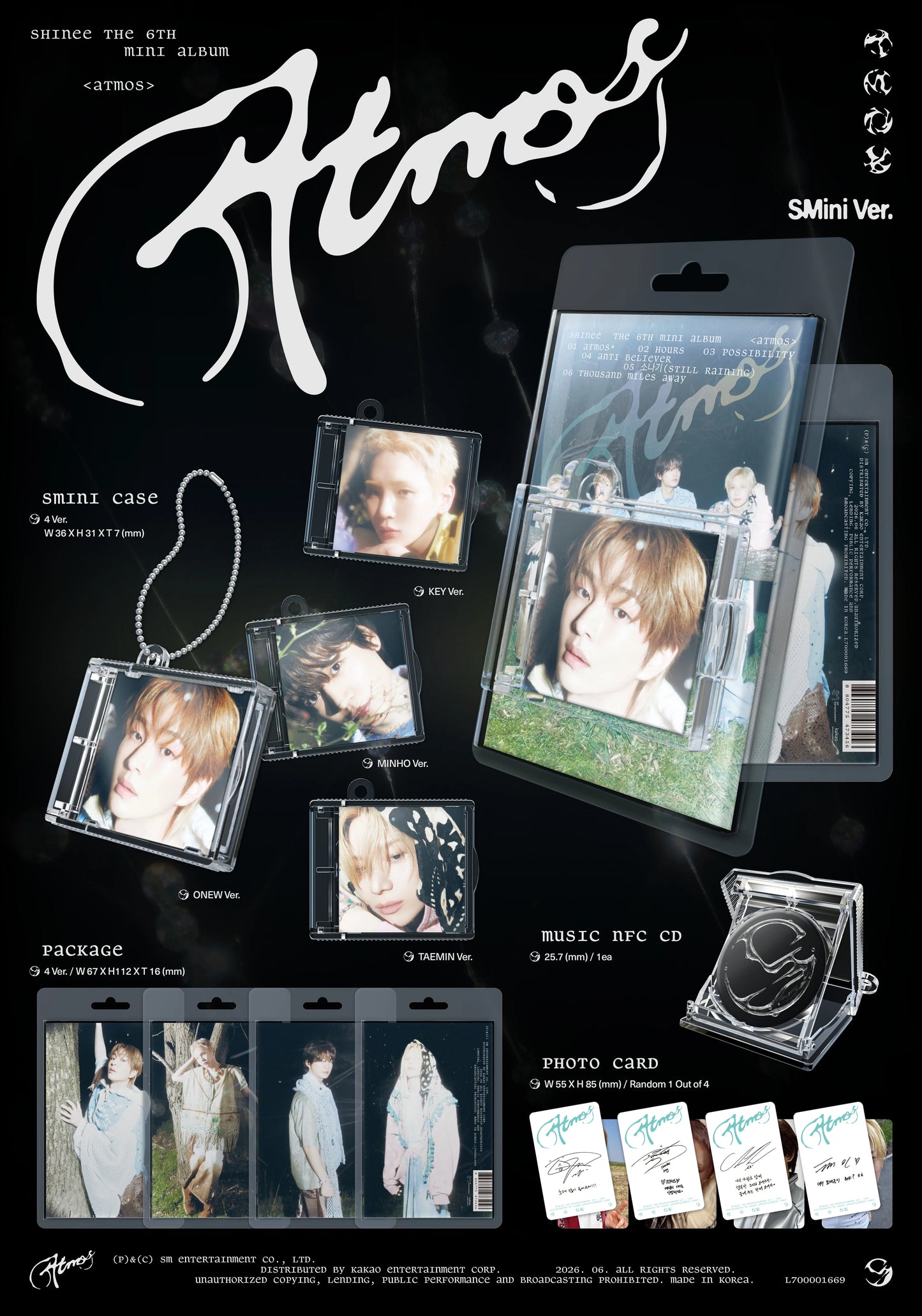 SHINEE | ATMOS (6th Mini Album) | SMini Version
