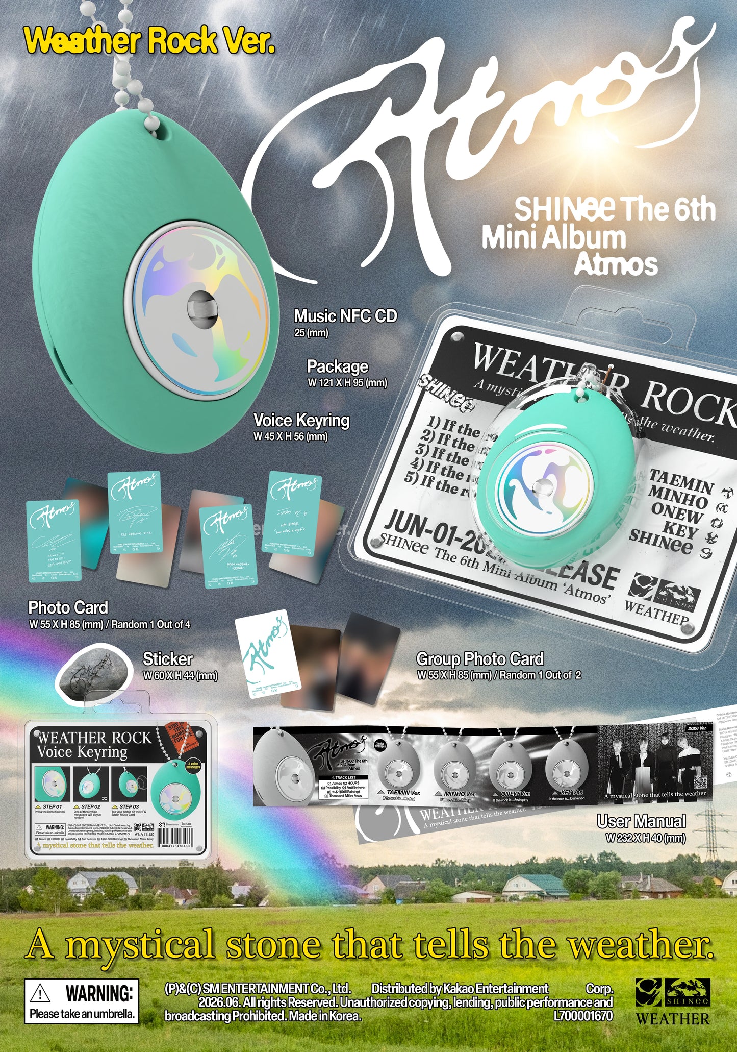 SHINEE | ATMOS (6th Mini Album) | Weather Rock Version