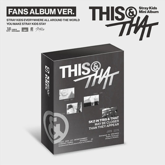 Stray Kids | 10th Mini Album [This & That] Fans Version (PRE-ORDER)