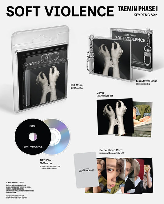 TAEMIN - Mini Album [PHASE 1: Soft Violence] Keyring Version