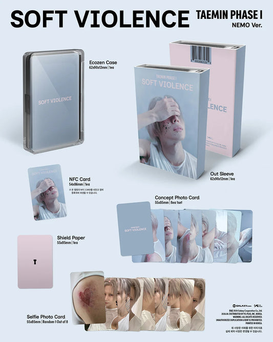 TAEMIN - Mini Album [PHASE 1: Soft Violence] Nemo Version