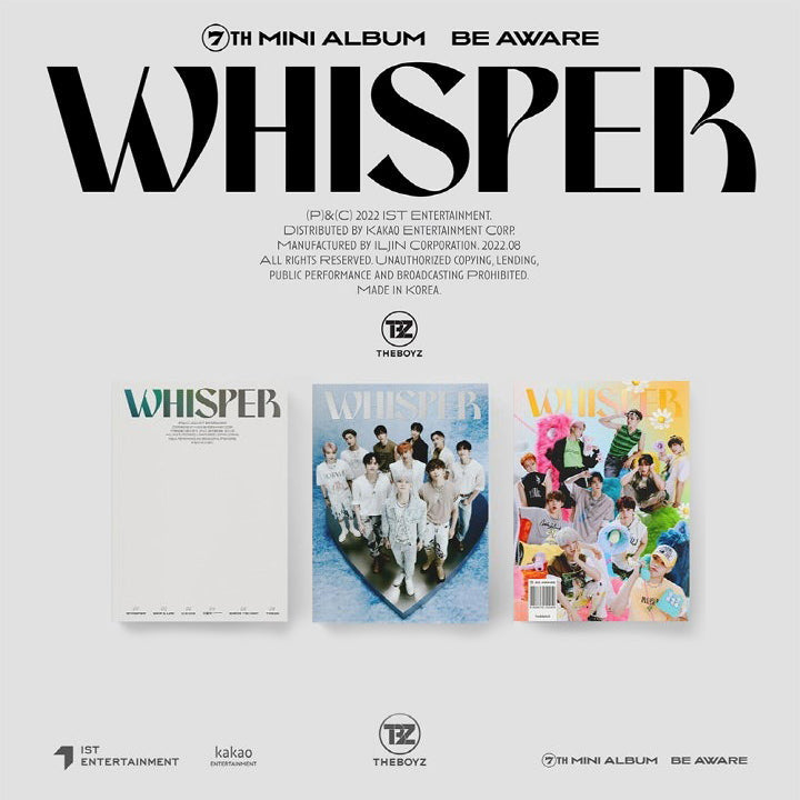 THE BOYZ | 7th Mini Album: BE AWARE