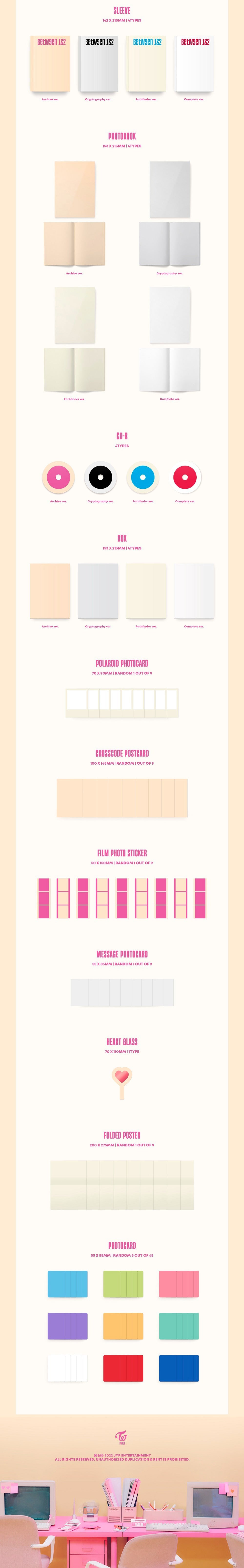 TWICE - Between 1&2 (11th Mini Album)