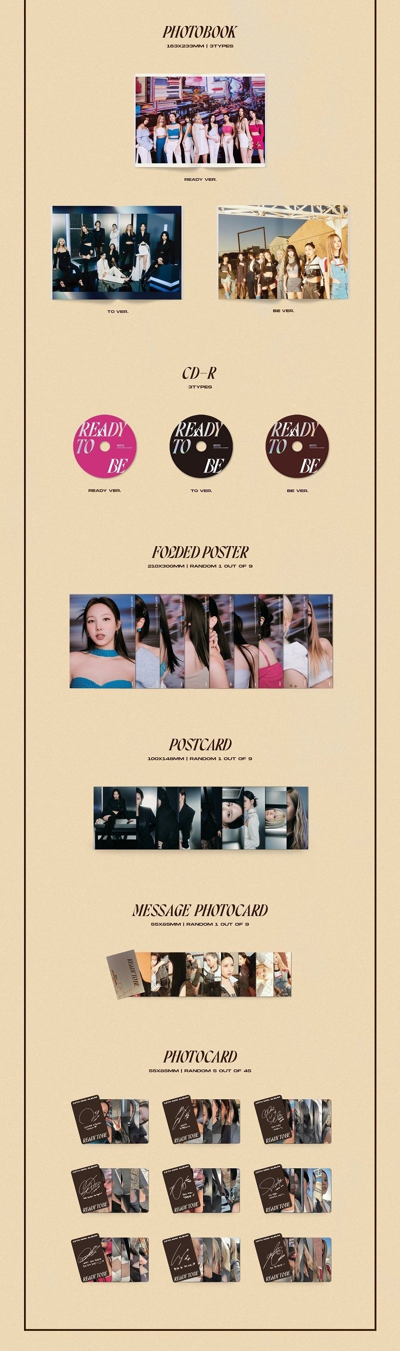 TWICE - READY TO BE (12TH MINI ALBUM)