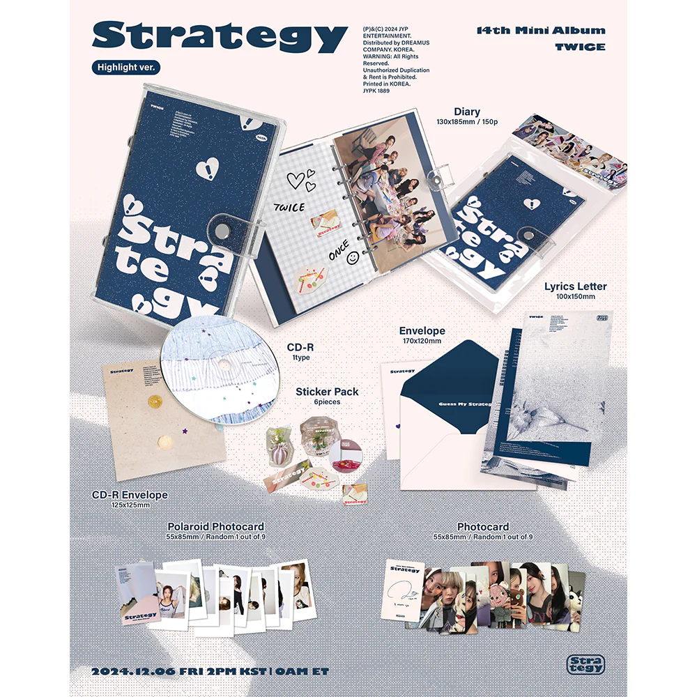 TWICE - STRATEGY (14th Mini) (HIGHLIGHT VER.)