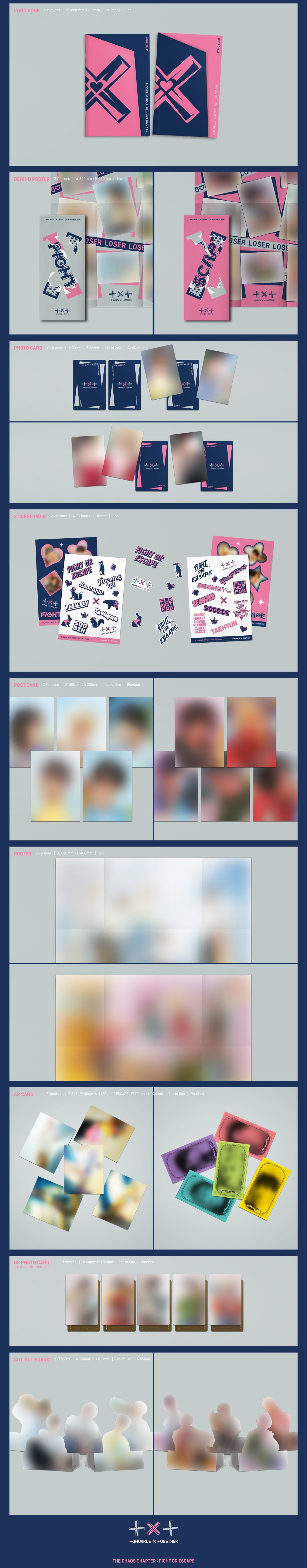 TOMORROW X TOGETHER (TXT) - Chaos Chapter: Fight or Escape