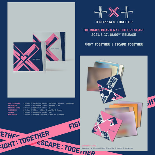 TOMORROW X TOGETHER (TXT) - Chaos Chapter: Fight or Escape (TOGETHER VER.)