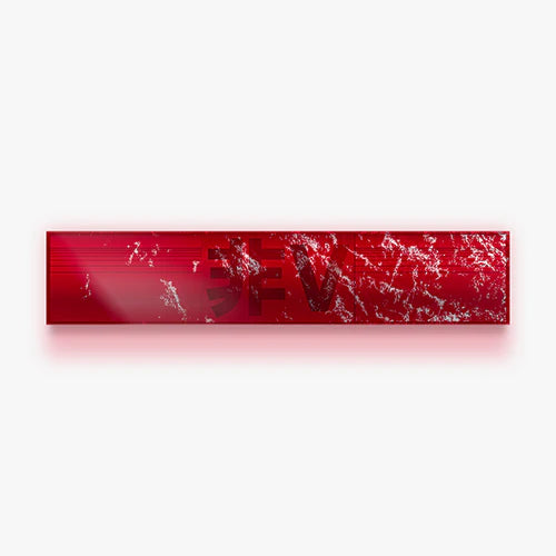 Taehyung or V from k-pop boy group BTS poster set red packaging 