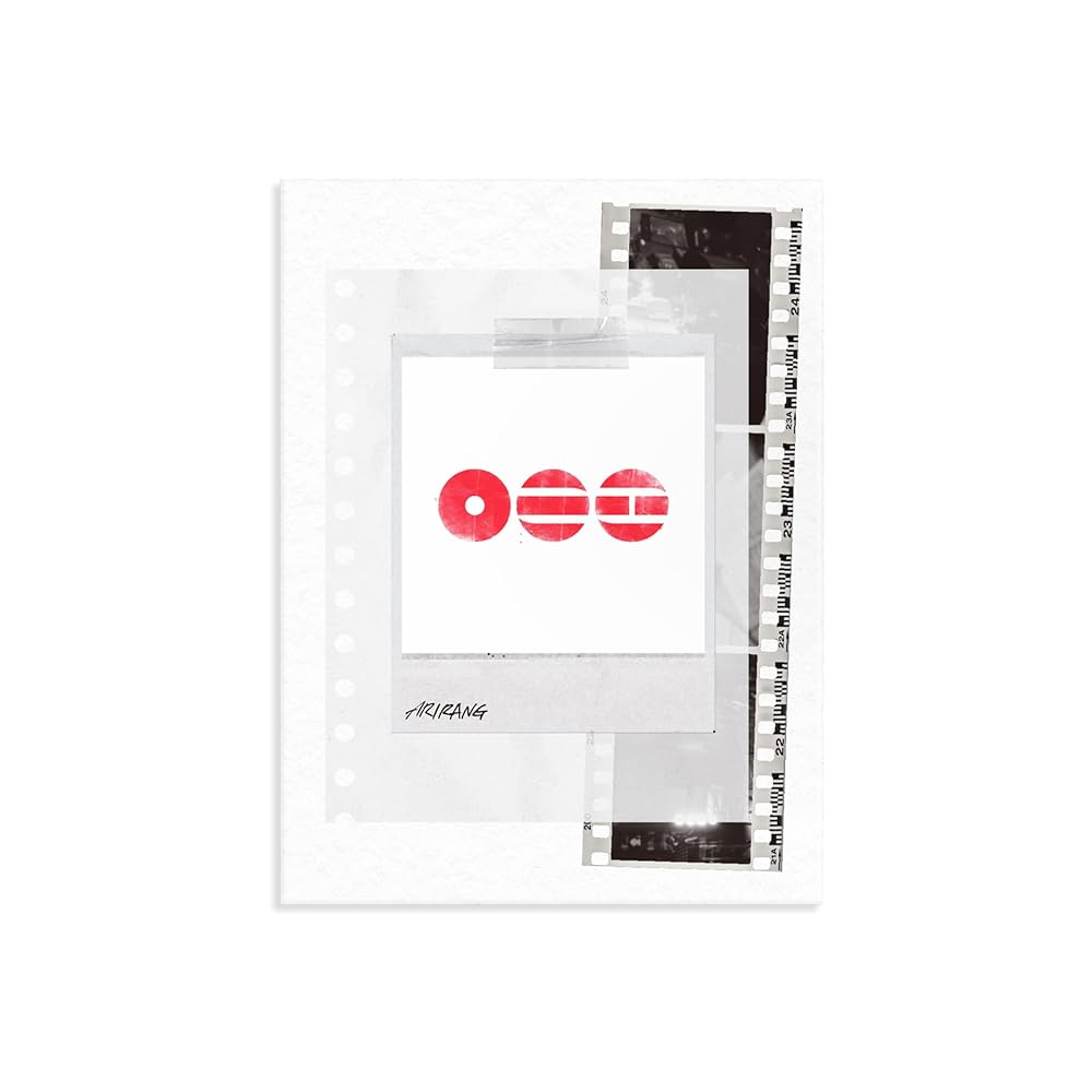 BTS Arirang album cover with 'Weverse Album Version' text on a white background