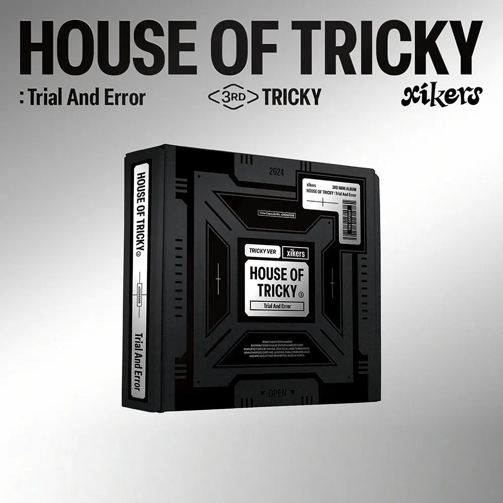 Product image for XIKERS - HOUSE OF TRICKY: Trial And Error, showcasing the physical album packaging with different variations in design, including text and graphic elements.