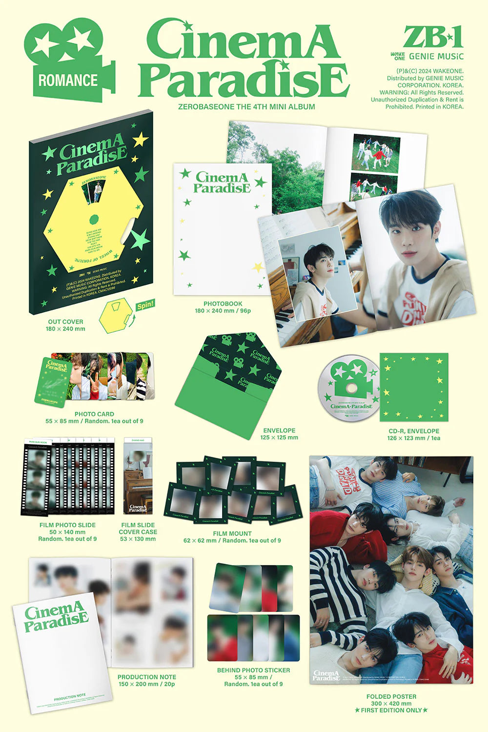 ZEROBASEONE - Cinema Paradise (4th Mini)