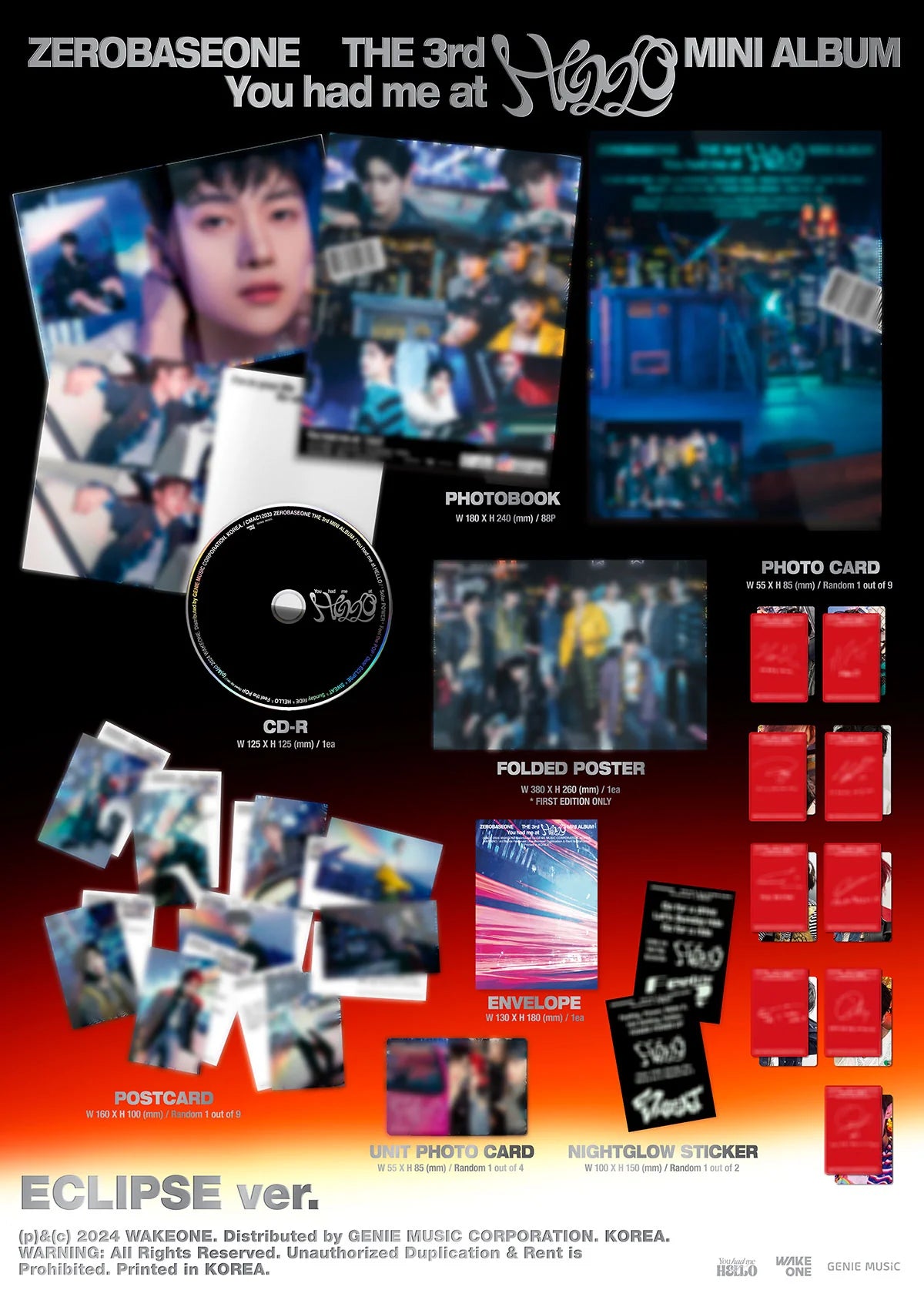 ZEROBASEONE - You Had Me At Hello (3rd Mini Album)